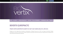 Desktop Screenshot of biovertixquiropractic.com